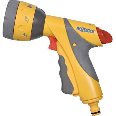 Hozelock Pistola de rega com roseta e seis tipos de pulverização adaptável a todos os conectores do mercado Hozelock Pistola de rega com roseta e seis tipos de pulverização adaptável a todos os conectores do mercado