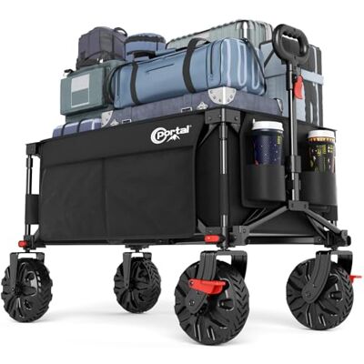 PORTAL - Beach Trolley Cart - All-Terrain - Rodas Grandes - Dobrável - Trolley Cart PORTAL - Beach Trolley Cart - All-Terrain - Rodas Grandes - Dobrável - Trolley Cart