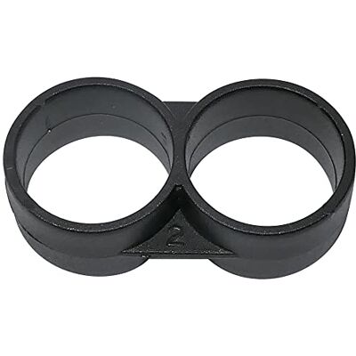AERZETIX Conjunto de 30 loops de fecho Ø 17 mm para mangueira Ø 16 mm (multi estação) de irrigação por gotejamento anel de final para linha de gotejamento AERZETIX Conjunto de 30 loops de fecho Ø 17 mm para mangueira Ø 16 mm (multi estação) de irrigação por gotejamento anel de final para linha de gotejamento