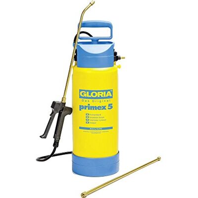 Gloria Pulverizador de pressão, inclui lança de latão de 0,5 m, base circular e conexão ao compressor Gloria Pulverizador de pressão, inclui lança de latão de 0,5 m, base circular e conexão ao compressor