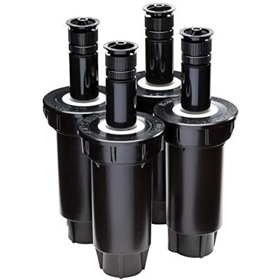 Rain Bird Aspersor retrátil profissional, padrão ajustável de 0 a 360°, distância de pulverização de 2,4 a 4,6 metros, altura retrátil de 5 centímetros, pacote de 4 Rain Bird Aspersor retrátil profissional, padrão ajustável de 0 a 360°, distância de pulverização de 2,4 a 4,6 metros, altura retrátil de 5 centímetros, pacote de 4