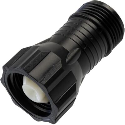 AERZETIX Regulador de pressão de água 3/4 para sistema de irrigação por gotejamento saída 1 bar entrada 7 bares plástico jardinagem mangueira de rega automática AERZETIX Regulador de pressão de água 3/4 para sistema de irrigação por gotejamento saída 1 bar entrada 7 bares plástico jardinagem mangueira de rega automática