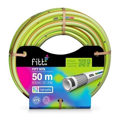 FITT NTS LIME 1/2" (12,5 mm) 50 m Mangueira para rega de jardim, robusta para uso intensivo FITT NTS LIME 1/2" (12,5 mm) 50 m Mangueira para rega de jardim, robusta para uso intensivo