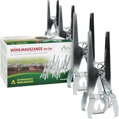 Gardigo ® 4 Armadilhas para Toupeiras Afugentador de Toupeiras Armadilha para Topillos, Campanhas ou Ratos de Jardim e Animais de Toca Anti Toupeira Ultra-Eficaz com Altas Taxas de Captura, Fácil Gardigo ® 4 Armadilhas para Toupeiras Afugentador de Toupeiras Armadilha para Topillos, Campanhas ou Ratos de Jardim e Animais de Toca Anti Toupeira Ultra-Eficaz com Altas Taxas de Captura, Fácil