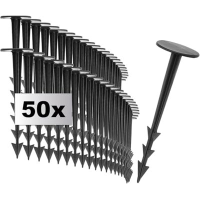 com-four ® 50 pinos de fixação para o chão âncoras de plástico para o chão ganchos de fixação para ervas daninhas e lã de jardim unhas para o chão com palhetas com-four ® 50 pinos de fixação para o chão âncoras de plástico para o chão ganchos de fixação para ervas daninhas e lã de jardim unhas para o chão com palhetas