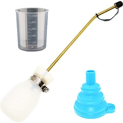 BITEYI Dispensador aplicador de inseticida em pó anti-insetos de ameixa, lâmpada terra de diatomáceas pulverizador (branco) BITEYI Dispensador aplicador de inseticida em pó anti-insetos de ameixa, lâmpada terra de diatomáceas pulverizador (branco)