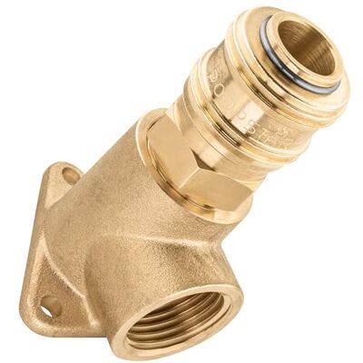 POPPSTAR Distribuidor de ar comprimido para montagem na parede (ligação rosca. G 1/2" (18,7 mm) com acoplamento rápido NW 7,2) POPPSTAR Distribuidor de ar comprimido para montagem na parede (ligação rosca. G 1/2" (18,7 mm) com acoplamento rápido NW 7,2)