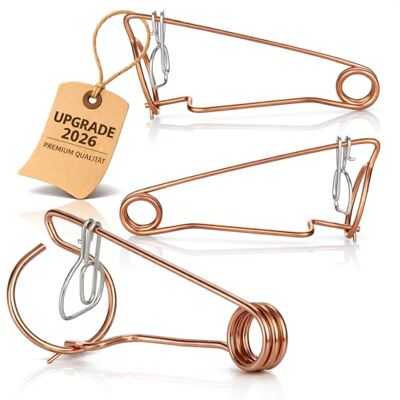 com-four ® 3X Armadilha para Rato em Forma Bávara Feita de Arame de Aço Revestido de Cobre Aprox. 15,5 x 8 x 5,5 cm (03 Peças Forma Bávara) com-four ® 3X Armadilha para Rato em Forma Bávara Feita de Arame de Aço Revestido de Cobre Aprox. 15,5 x 8 x 5,5 cm (03 Peças Forma Bávara)