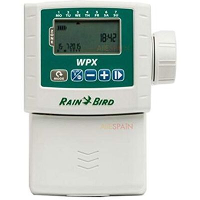 Rain Bird , Programador de rega a pilhas, cor cinzenta Rain Bird , Programador de rega a pilhas, cor cinzenta