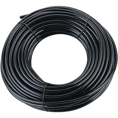 UCLEVER 10 metros de mangueira de micro rega para jardim, diâmetro interno de 4 mm/diâmetro externo de 7 mm para irrigação de jardim, preto (10 m) UCLEVER 10 metros de mangueira de micro rega para jardim, diâmetro interno de 4 mm/diâmetro externo de 7 mm para irrigação de jardim, preto (10 m)