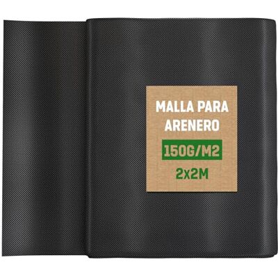 GardenGloss ® Feltro para caixa de areia extra forte (2 m x 2 m) – 150 g/m² tecido anti-erva contra ervas daninhas GardenGloss ® Feltro para caixa de areia extra forte (2 m x 2 m) – 150 g/m² tecido anti-erva contra ervas daninhas