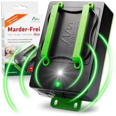 Gardigo ® Anti-martas a pilhas Repelente anti-roedores para carro e casa Fácil substituição de baterias Ultrassom contra ratos e outros roedores do motor e do sótão Repele martas, Garduña Gardigo ® Anti-martas a pilhas Repelente anti-roedores para carro e casa Fácil substituição de baterias Ultrassom contra ratos e outros roedores do motor e do sótão Repele martas, Garduña