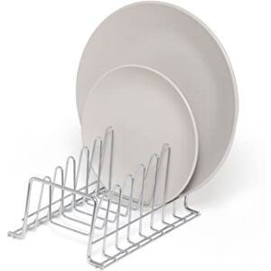 simplywire Suporte para louça/escorredor de pratos – Organizador de armários de cozinha para armazenamento, cromado pequeno simplywire Suporte para louça/escorredor de pratos – Organizador de armários de cozinha para armazenamento, cromado pequeno