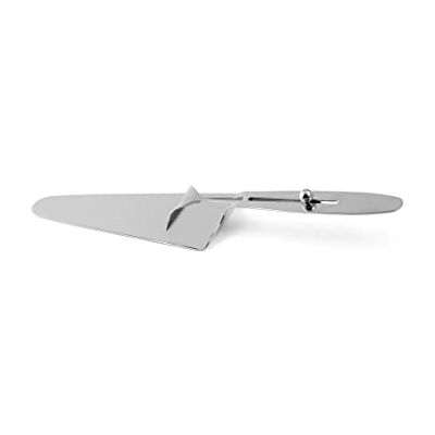 Weis Servidor para bolo com pino de empurrar, aço inoxidável, prata, 24 x 7 x 4 cm Weis Servidor para bolo com pino de empurrar, aço inoxidável, prata, 24 x 7 x 4 cm