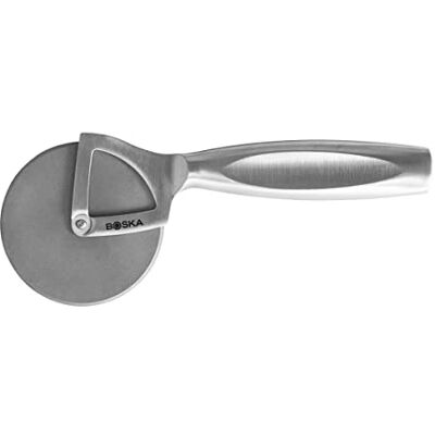 BOSKA Cortador de pizza grande premium, Monaco + corta-pizzas, curta pizza profissional, pizza Cutter de aço inoxidável, máquina de lavar louça, segura, a prata BOSKA Cortador de pizza grande premium, Monaco + corta-pizzas, curta pizza profissional, pizza Cutter de aço inoxidável, máquina de lavar louça, segura, a prata