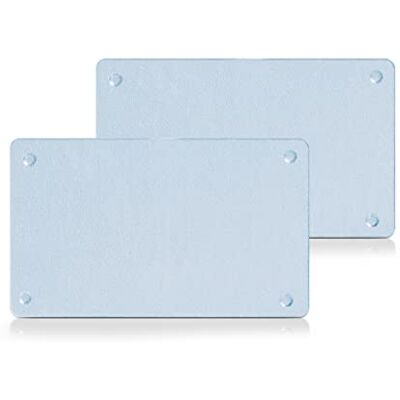 Zeller – Conjunto de tábuas de cortar de vidro, 2 unidades, 25 x 15 x 0,5 centímetros Zeller – Conjunto de tábuas de cortar de vidro, 2 unidades, 25 x 15 x 0,5 centímetros