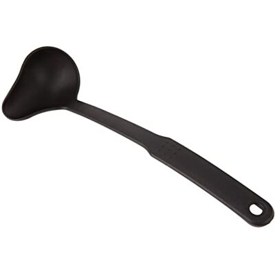 LACOR 98910 Molho de cavalo 27 cm, nylon preto cozinha profissional Serve caldos e molhos sem gotejamento; desenhado para acompanhá-lo nas suas preparações diárias com conforto e bom resultado LACOR 98910 Molho de cavalo 27 cm, nylon preto cozinha profissional Serve caldos e molhos sem gotejamento; desenhado para acompanhá-lo nas suas preparações diárias com conforto e bom resultado