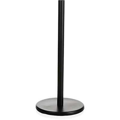 com-four ® Suporte de rolos de cozinha em pé suporte de rolos de papel para a cozinha, suporte de rolos de cozinha sem perfuração, 32 cm (01 peça preto) com-four ® Suporte de rolos de cozinha em pé suporte de rolos de papel para a cozinha, suporte de rolos de cozinha sem perfuração, 32 cm (01 peça preto)