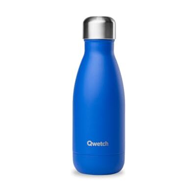QWETCH Garrafa isotérmica 260 ml Inox Originals Azul Mayorel Garrafa pequena de aço inoxidável 24 h frio/12 h quente sem BPA, hermética e reutilizável para desporto, escritório e viagem QWETCH Garrafa isotérmica 260 ml Inox Originals Azul Mayorel Garrafa pequena de aço inoxidável 24 h frio/12 h quente sem BPA, hermética e reutilizável para desporto, escritório e viagem