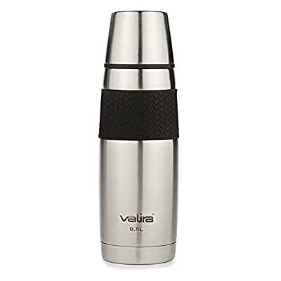 Valira Inoxterm Garrafa térmica para líquidos de 0,5 l, parede dupla com vácuo de aço inoxidável 18/10 Valira Inoxterm Garrafa térmica para líquidos de 0,5 l, parede dupla com vácuo de aço inoxidável 18/10