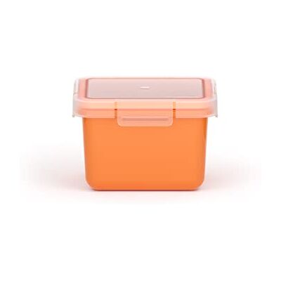Valira Porta alimentos Recipiente hermético de 0,4 L fabricado em Espanha, cor laranja Valira Porta alimentos Recipiente hermético de 0,4 L fabricado em Espanha, cor laranja