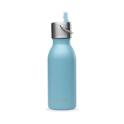 QWETCH Garrafa infantil isotérmica 350 ml Kids azul com tampa pipeta, garrafa infantil de aço inoxidável, 24 h frio/12 h quente, sem BPA, anti-gotejamento, ideal para escola, desporto e saídas QWETCH Garrafa infantil isotérmica 350 ml Kids azul com tampa pipeta, garrafa infantil de aço inoxidável, 24 h frio/12 h quente, sem BPA, anti-gotejamento, ideal para escola, desporto e saídas
