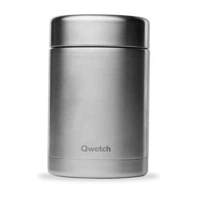 QWETCH Lancheira isotérmica de aço inoxidável 600 ml, caixa de comida INOX escovada, 5 h quente e 7 h fria, sem BPA, hermética e reutilizável Lunch Box para escritório, piquenique e caminhadas QWETCH Lancheira isotérmica de aço inoxidável 600 ml, caixa de comida INOX escovada, 5 h quente e 7 h fria, sem BPA, hermética e reutilizável Lunch Box para escritório, piquenique e caminhadas