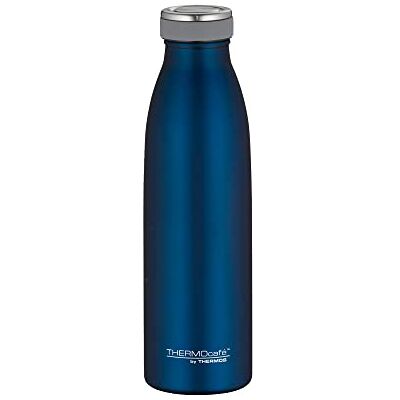 Thermos TC Garrafa isotérmica, isolante, térmico, aço inoxidável, azul safira Thermos TC Garrafa isotérmica, isolante, térmico, aço inoxidável, azul safira