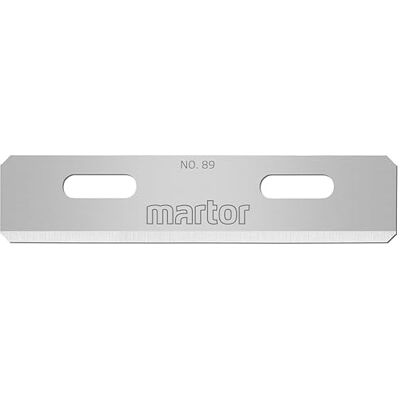 MARTOR 100 x lâmina injetora nº 89, pontas arredondadas para maior segurança, afiação de 2 lados, folha de substituição Afilado bilateral, aceite apto para alimentos, puntas redondeadas, acero inoxidable, protección contra lesiones, No. MARTOR 100 x lâmina injetora nº 89, pontas arredondadas para maior segurança, afiação de 2 lados, folha de substituição Afilado bilateral, aceite apto para alimentos, puntas redondeadas, acero inoxidable, protección contra lesiones, No.