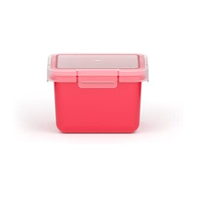 Valira Porta alimentos Recipiente hermético de 0,4 L fabricado em Espanha, cor framboesa Valira Porta alimentos Recipiente hermético de 0,4 L fabricado em Espanha, cor framboesa