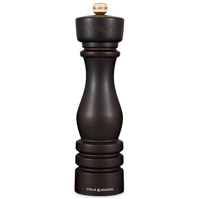 Cole & Mason London Moedor de sal de madeira, moinho de cerâmica ajustável Moedor de sal manual, moinho de cerâmica ajustável, madeira de faia chocolate, moinho especiarias granzia do mecânico a Vita Cole & Mason London Moedor de sal de madeira, moinho de cerâmica ajustável Moedor de sal manual, moinho de cerâmica ajustável, madeira de faia chocolate, moinho especiarias granzia do mecânico a Vita