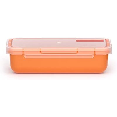 Valira Porta alimentos Recipiente hermético de 0,5 L fabricado em Espanha, cor laranja Valira Porta alimentos Recipiente hermético de 0,5 L fabricado em Espanha, cor laranja