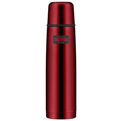 Thermos Light & Compact Beverage Bottle Garrafa térmica de aço inoxidável (1 litro, 24 horas quente/24 h frio, adequada para máquina de lavar louça, totalmente hermética, sem BPA) Thermos Light & Compact Beverage Bottle Garrafa térmica de aço inoxidável (1 litro, 24 horas quente/24 h frio, adequada para máquina de lavar louça, totalmente hermética, sem BPA)