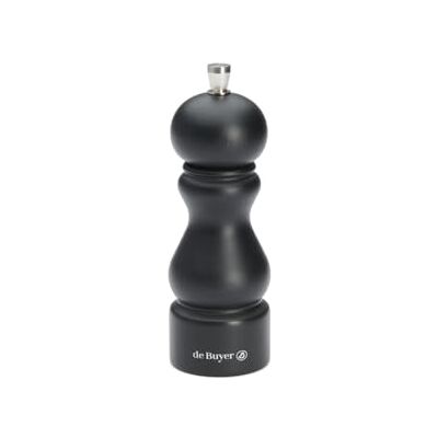 DE BUYER , Moedor de pimenta RUMBA 14 cm, preto mate--.140404 DE BUYER , Moedor de pimenta RUMBA 14 cm, preto mate--.140404