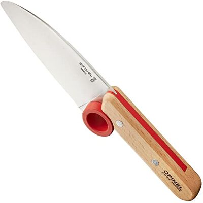 OPINEL Le Petit Chef, conjunto de facas de cozinha, 2 peças, Faca Protege Dedos 001744 Adulto Unisexo, Cinza (Grey), 26 Pacote De 2 OPINEL Le Petit Chef, conjunto de facas de cozinha, 2 peças, Faca Protege Dedos 001744 Adulto Unisexo, Cinza (Grey), 26 Pacote De 2