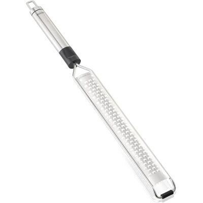 Leifheit Ralador grosso MicroCut com superfície afiada e durável para cortar queijo, ralador de cozinha em aço inoxidável, ralador de queijo com pega Leifheit Ralador grosso MicroCut com superfície afiada e durável para cortar queijo, ralador de cozinha em aço inoxidável, ralador de queijo com pega