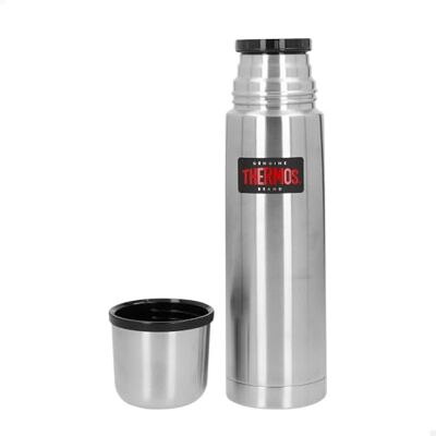 Thermos Garrafa de Aço Inox Light&Compact, Aço Inox 500ml, Garrafa Térmica com Caneca 4019.205.050 lavável na máquina de lavar louça, Termos mantém quente por 12 horas, frio por 24 horas, Livre de BPA Thermos Garrafa de Aço Inox Light&Compact, Aço Inox 500ml, Garrafa Térmica com Caneca 4019.205.050 lavável na máquina de lavar louça, Termos mantém quente por 12 horas, frio por 24 horas, Livre de BPA