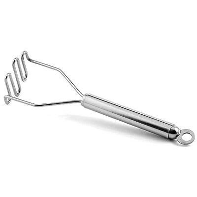 Weis 13851 Espremedor de batatas em aço inoxidável - Design ondulado, Leve, Seguro para máquina de lavar louça Weis 13851 Espremedor de batatas em aço inoxidável - Design ondulado, Leve, Seguro para máquina de lavar louça