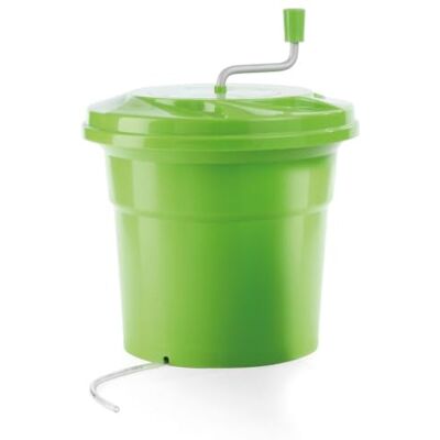 HENDI Centrifugador de saladas, secador de saladas, cesto de centrifugação interior removível, adequado para máquina de lavar louça, 25 l, ø430 x (h)530 mm, poliamida, polipropileno HENDI Centrifugador de saladas, secador de saladas, cesto de centrifugação interior removível, adequado para máquina de lavar louça, 25 l, ø430 x (h)530 mm, poliamida, polipropileno