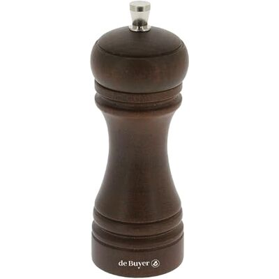 DE BUYER , Modelo de pimenta JAVA madeira escura 14 cm, 4,8 x 4,8 x 14 cm P245,140202 DE BUYER , Modelo de pimenta JAVA madeira escura 14 cm, 4,8 x 4,8 x 14 cm P245,140202