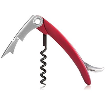 Tescoma 695417 SACACORCHOS Camareiro de dois passos um vinho, vermelho Tescoma 695417 SACACORCHOS Camareiro de dois passos um vinho, vermelho