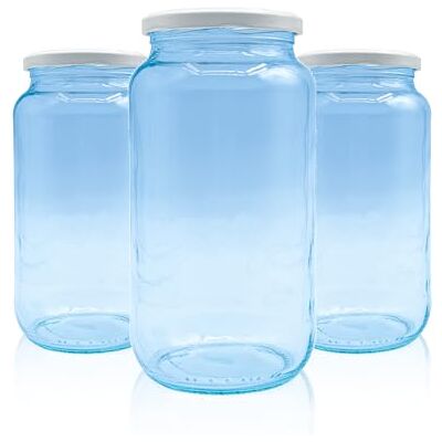 Generic Embalagem de 12 frascos, frascos, potes, recipientes de vidro com tampa/fechadura, ideais para armazenamento de alimentos, conservas, frutas e vegetais. Diferentes tamanhos e cores. (Branco, 940ml) Generic Embalagem de 12 frascos, frascos, potes, recipientes de vidro com tampa/fechadura, ideais para armazenamento de alimentos, conservas, frutas e vegetais. Diferentes tamanhos e cores. (Branco, 940ml)