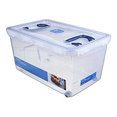 LocknLock Lock & Lock Hermético 2059103 PP clássico retangular caixa com plástico transparente manusear 45 x 30 x 23 cm LocknLock Lock & Lock Hermético 2059103 PP clássico retangular caixa com plástico transparente manusear 45 x 30 x 23 cm