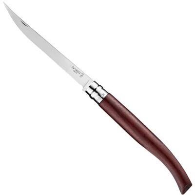 OPINEL N°15 Faca de corte afiada, lâmina precisa com acabamento polido de 15 cm em aço inoxidável, pega Padouk, anel de segurança Virobloc fabricação francesa OPINEL N°15 Faca de corte afiada, lâmina precisa com acabamento polido de 15 cm em aço inoxidável, pega Padouk, anel de segurança Virobloc fabricação francesa