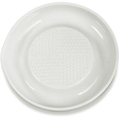 Kyocera , ralador de cerâmica eficiente para frutas e legumes, que inclui um anel de silicone para suporte seguro, fácil de limpar, diâmetro 16 cm Kyocera , ralador de cerâmica eficiente para frutas e legumes, que inclui um anel de silicone para suporte seguro, fácil de limpar, diâmetro 16 cm