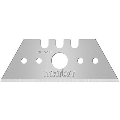 MARTOR 10 folhas trapezoidais, lâminas de substituição para cortar, faca de segurança, 19 mm, afiada, no dispensador, 2 vezes utilizável, número 5233 Hoja de repuesto cúter, doble bisel, en dispensador, para SECUNORM 300 & SECUNORM 500, logística & indu MARTOR 10 folhas trapezoidais, lâminas de substituição para cortar, faca de segurança, 19 mm, afiada, no dispensador, 2 vezes utilizável, número 5233 Hoja de repuesto cúter, doble bisel, en dispensador, para SECUNORM 300 & SECUNORM 500, logística & indu