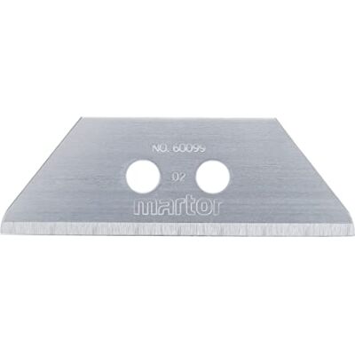 MARTOR 10 x lâmina de corte redondo de 19 mm, 2 usos, faca de segurança Lâmina de substituição de cuter, bisel duplo, arredondada, no dispensador, para SECUNORM 525, SECUPRO/MAXISAFE/625. Não MARTOR 10 x lâmina de corte redondo de 19 mm, 2 usos, faca de segurança Lâmina de substituição de cuter, bisel duplo, arredondada, no dispensador, para SECUNORM 525, SECUPRO/MAXISAFE/625. Não
