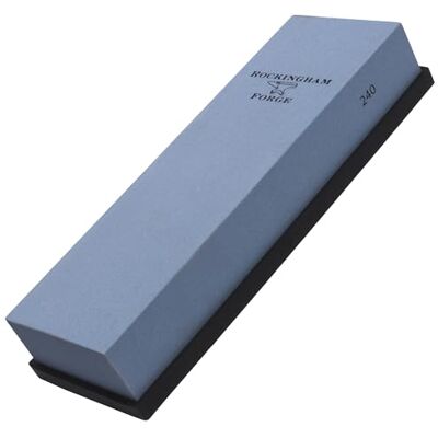 Rio SUPERSHARP PRO Pietra per affilare grão grosso 240 Pietra per affilare coltelli professionale com base anti-civolo, 24 x 8 x 4 cm Affilacoltelli da cucina resistente Rio SUPERSHARP PRO Pietra per affilare grão grosso 240 Pietra per affilare coltelli professionale com base anti-civolo, 24 x 8 x 4 cm Affilacoltelli da cucina resistente