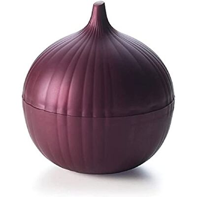 Excelsa "Tropea Onion-Shaped Cebola recipiente de frigorífico com pendente Excelsa "Tropea Onion-Shaped Cebola recipiente de frigorífico com pendente