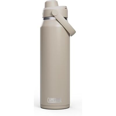 CAMELBAK Thrive Chug VSS Garrafa isolada de aço inoxidável de hidratação duradoura, ideal para dias difíceis, cor: Stein, tamanho: 950 ml CAMELBAK Thrive Chug VSS Garrafa isolada de aço inoxidável de hidratação duradoura, ideal para dias difíceis, cor: Stein, tamanho: 950 ml